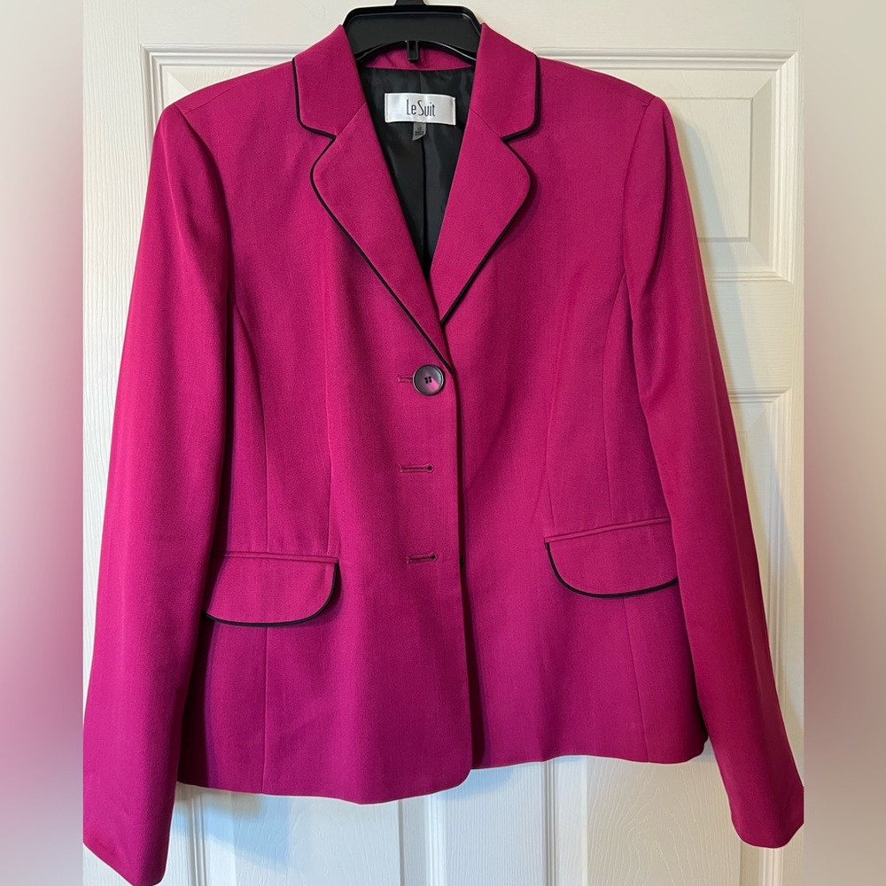 Le Suit suit jacket size 10
